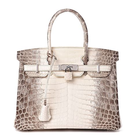 Hermès Birkin 30 Niloticus Himalaya Blanc 